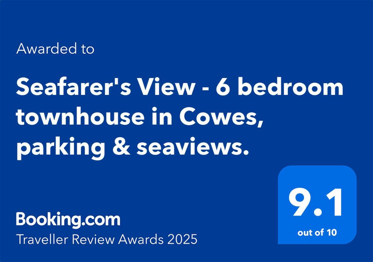 Seafarer'S View - 6 Bedroom Townhouse In Cowes, Parking & Seaviews. Cowes  Exterior foto